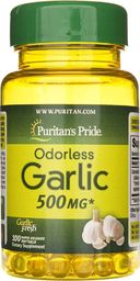  Puritans Pride Puritan's Pride Czosnek Bezzapachowy 500 mg - 100 kapsułek