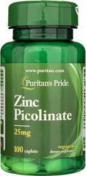  Puritans Pride Puritan's Pride Cynk Pikolinian - 100 tabletek