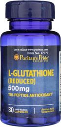 Puritans Pride Puritan's Pride L-Glutathione 500 mg - 30 kapsułek