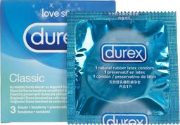 Durex Durex prezerwatywy Classic - 3 sztuki