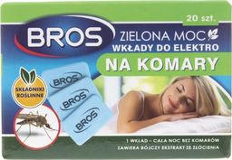  Bros Bros Zielona Moc Wkłady do elektro na komary - 20 sztuk