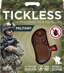 Tickless Tickless Military odstraszacz kleszczy - Brązowy