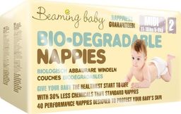 Pieluszki Beaming Baby biodegradowalne 2, 5-8 kg, 40 szt.