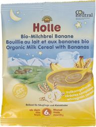 Holle Holle Kaszka mleczno-bananowa pełnoziarnista po 6 miesiącu - 25 g