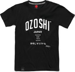  Ozoshi Koszulka męska Atsumi czarna r. XL (TSH O20TS007)