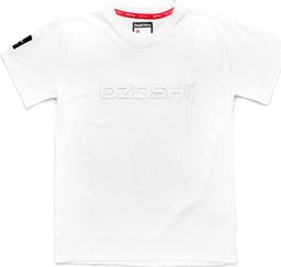  Ozoshi Koszulka męska Naoto biała r. XL (O20TSRACE004)