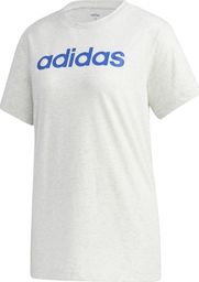  Adidas Koszulka damska adidas Essentials Linear Loose Tee biała GD2912 : Rozmiar - 2XS