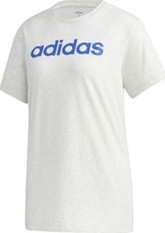  Adidas Koszulka damska adidas Essentials Linear Loose Tee biała GD2912 : Rozmiar - M