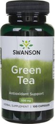  Swanson Swanson Green Tea (Zielona Herbata) 500 mg - 100 kapsułek
