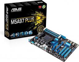 Płyta główna Asus M5A97 PLUS, A970, AM3+, PCX, DZW, GLAN, SATA3, USB2, RAID, DDR3, CROSSFIRE (M5A97 PLUS)