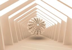  DecoNest Fototapeta - Abstrakcyjny korytarz - 150X105