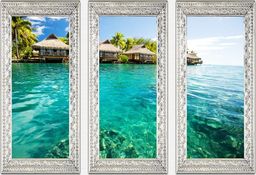  DecoNest Fototapeta - Samotna wyspa - 150X105