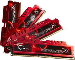 Pamięć G.Skill RipjawsX, DDR3, 32 GB, 1333MHz, CL9 (F3-10666CL9Q-32GBXL)