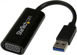 Adapter USB StarTech USB - VGA Czarny  (USB32VGAES)