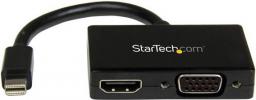 Adapter AV StarTech DisplayPort Mini - HDMI - D-Sub (VGA) czarny (MDP2HDVGA)