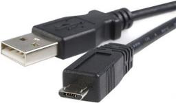 Kabel USB StarTech USB-A - microUSB 2 m Czarny (UUSBHAUB2M)