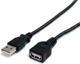 Kabel USB StarTech USB-A - USB-A 1.8 m Czarny (USBEXTAA6BK)