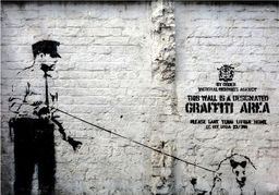  DecoNest Fototapeta - Banksy - Graffiti Area - 150X105