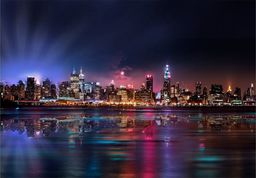  DecoNest Fototapeta - Romantyczne chwile w Nowym Jorku - 100X70