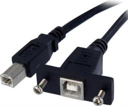 Kabel USB StarTech USB-B - 0.9 m Czarny (USBPNLBFBM3)