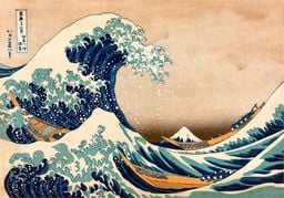  DecoNest Fototapeta - Hokusai: Wielka fala w Kanagawie (Reprodukcja) - 300X210