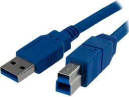 Kabel USB StarTech USB-A - 1 m Niebieski (USB3SAB1M)