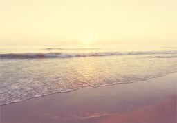  DecoNest Fototapeta - Poranek na plaży - 300X210