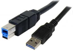 Kabel USB StarTech USB-A - USB-B 3 m Niebieski (USB3SAB3MBK)