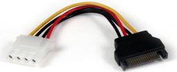  StarTech Molex - SATA, 0.15m, Wielokolorowy (LP4SATAFM6IN)