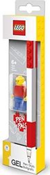  LEGO Długopis żelowy LEGO - czerwony + minifigurka