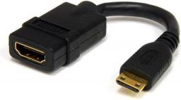 Adapter AV StarTech HDMI Mini - HDMI czarny (HDACFM5IN)