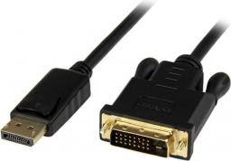 Kabel StarTech DisplayPort - DVI-D 1.8m czarny (DP2DVIMM6BS)