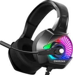 Słuchawki Onikuma K6 Czarne (ASONIK6RGBBK)