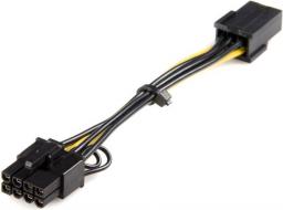 StarTech PCIe 6-pin - PCIe 8-pin, 0.15m, Żółty (PCIEX68ADAP)