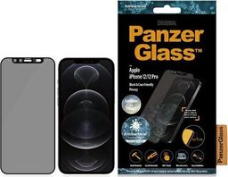  PanzerGlass do iPhone 12/12 Pro Case Friendly CamSlider Privacy Antibacterial