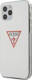  Guess Etui Guess Triangle Collection HardCase do iPhone 12 / 12 Pro białe
