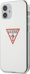  Guess Etui Guess Triangle Collection HardCase do iPhone 12 Mini białe