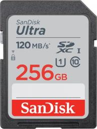 Karta SanDisk Ultra SDXC 256 GB Class 10 UHS-I/U1  (SDSDUN4-256G-GN6IN)