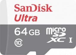 Karta SanDisk Ultra MicroSDXC 64 GB Class 10 UHS-I  (SDSQUNR-064G-GN3MN)
