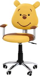 Krzesło biurowe Selsey Miś Żółte