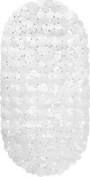 Galicja Mata łazienkowa Pebble antypoślizgowa biała 35x70cm