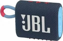 Głośnik JBL GO 3 niebiesko-różowy (JBLGO3BLUP)