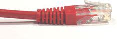  NetRack Patch cord cat.5e RJ45 5mb czerwony (BZPAT5UR)