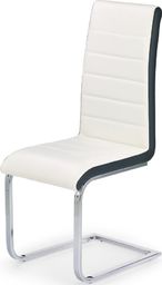  Selsey Krzesło tapicerowane Sampa biało - czarne