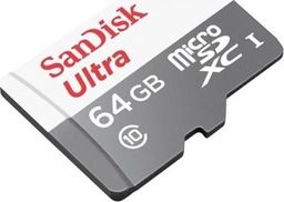 Karta SanDisk Ultra Lite MicroSDXC 64 GB Class 10 UHS-I  (SDSQUNR-064G-GN3MA)