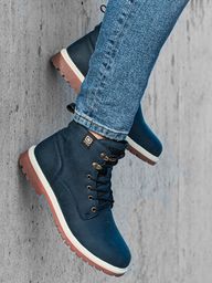 Ombre Buty męskie granatowe r. 46 (T314)