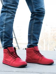  Ombre Buty męskie sneakersy T311 - czerwone 40