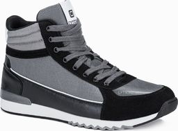 Ombre Buty męskie szare r. 45 (T358)