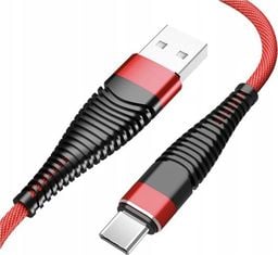 Kabel USB Pan i Pani Gadżet USB-A - USB-C 1 m Czarny