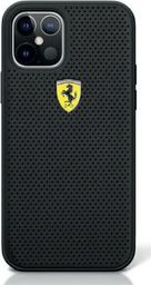  Ferrari Ferrari FESPEHCP12MBK iPhone 12/12 Pro 6,1" czarny/black hardcase On Track Perforated